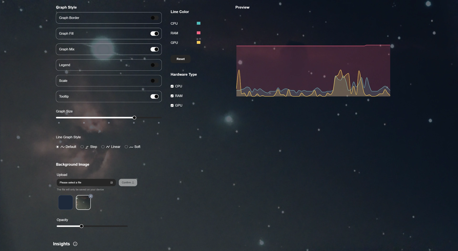 Screenshot of Background Image